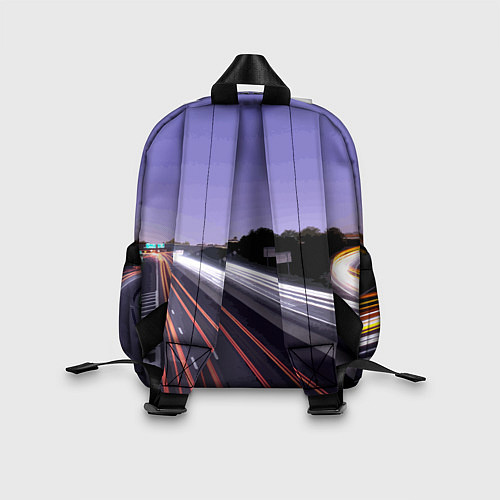 Детский рюкзак BMW Ночная трасса / 3D-принт – фото 2
