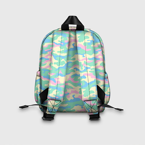 Детский рюкзак Камуфляж пастельные цвета / 3D-принт – фото 2