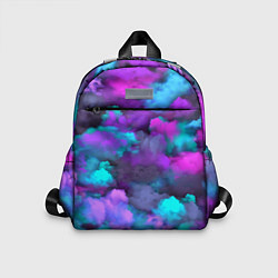 Детский рюкзак Неоновые тучи, цвет: 3D-принт