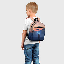 Детский рюкзак Олень с неоновыми рогами, цвет: 3D-принт — фото 2