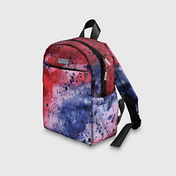 Детский рюкзак Брызги, кляксы и разводы Акварельные краски Абстра, цвет: 3D-принт — фото 2