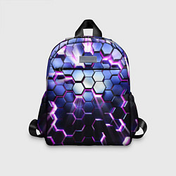 Детский рюкзак Соты - 3d, цвет: 3D-принт