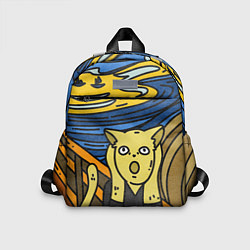 Детский рюкзак Крик кота Мунка, цвет: 3D-принт