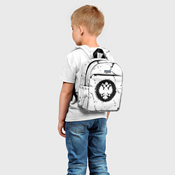 Детский рюкзак РОССИЙСКАЯ ИМПЕРИЯ - ГЕРБ Потертости, цвет: 3D-принт — фото 2