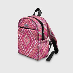 Детский рюкзак Абстракция Узор розового цвета, цвет: 3D-принт — фото 2