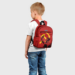 Детский рюкзак За родину: Серп и молот, цвет: 3D-принт — фото 2