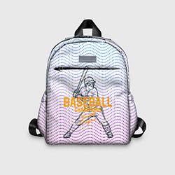 Детский рюкзак Американский бейсбол, цвет: 3D-принт