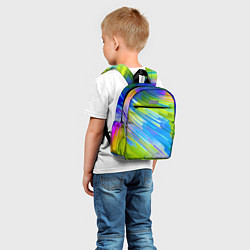 Детский рюкзак Color vanguard pattern Raster, цвет: 3D-принт — фото 2