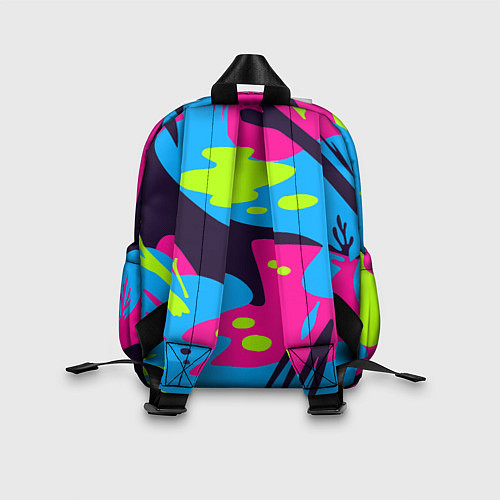 Детский рюкзак Color abstract pattern Summer / 3D-принт – фото 2