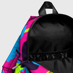 Детский рюкзак Color abstract pattern Summer, цвет: 3D-принт — фото 2
