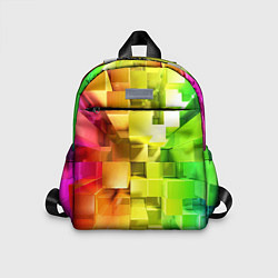 Детский рюкзак Геометрический паттерн 3D Neon