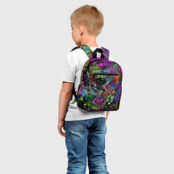 Детский рюкзак Абстрактный узор Vanguard Fashion Неон, цвет: 3D-принт — фото 2