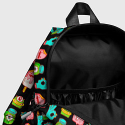 Детский рюкзак Всякая всячина Hype, цвет: 3D-принт — фото 2
