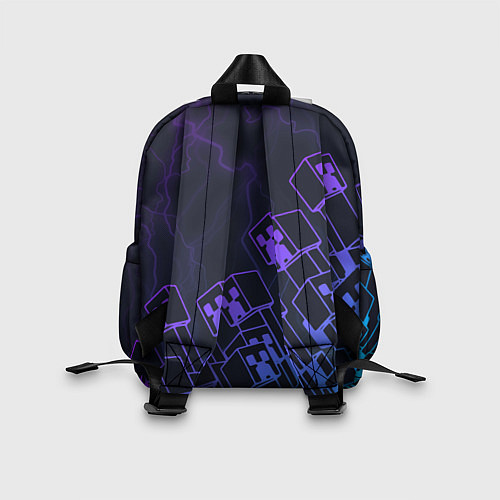 Детский рюкзак Minecraft CREEPER NEON / 3D-принт – фото 2