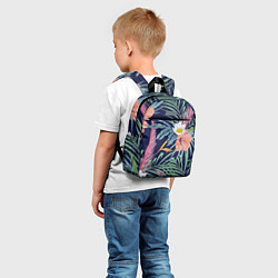 Детский рюкзак Цветы Гибискусы, цвет: 3D-принт — фото 2