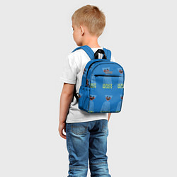 Детский рюкзак Huggy Wuggy текстура, цвет: 3D-принт — фото 2