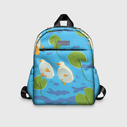 Детский рюкзак Утки под водой, цвет: 3D-принт