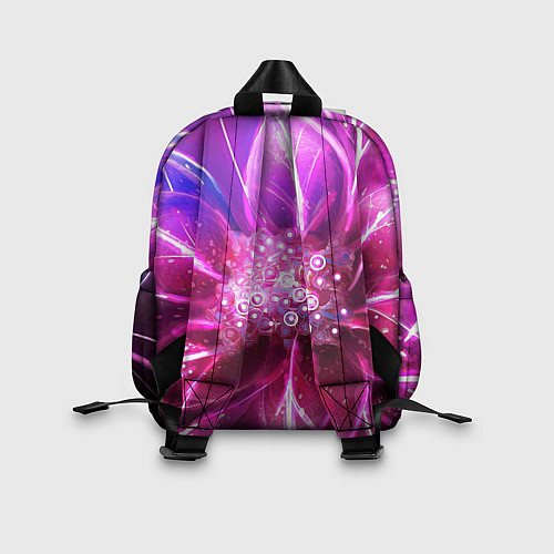 Детский рюкзак Неоновый Цветок Neon Flower / 3D-принт – фото 2