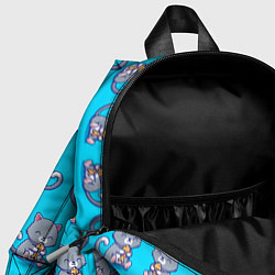 Детский рюкзак Милые котики паттерн, цвет: 3D-принт — фото 2