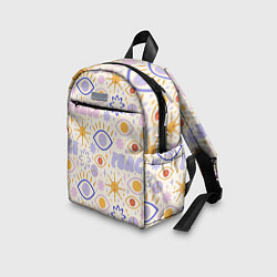 Детский рюкзак ХИППИ ПАТТЕРН В СТИЛЕ 70х, цвет: 3D-принт — фото 2