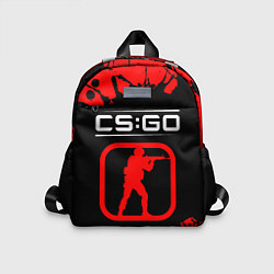 Детский рюкзак CS:GO лого с линиями и спецназом