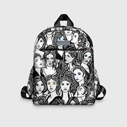 Детский рюкзак 26 девушек, цвет: 3D-принт