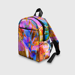 Детский рюкзак Красочный цветочный паттерн Лето Colorful floral p, цвет: 3D-принт — фото 2
