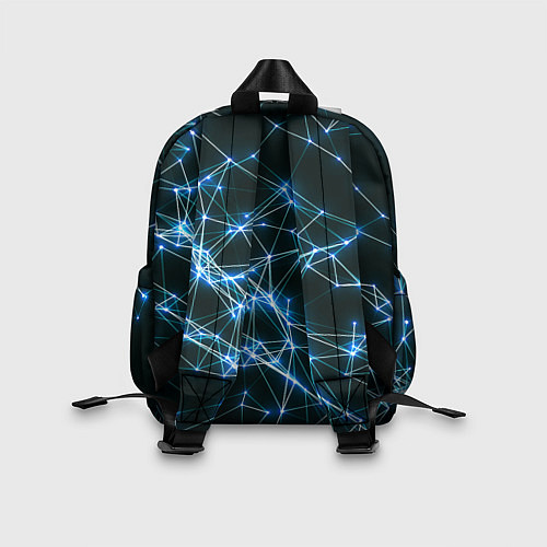 Детский рюкзак Нейронная сеть - фон / 3D-принт – фото 2