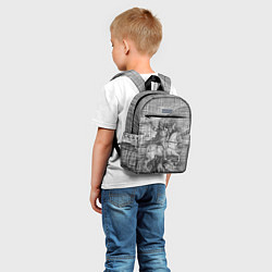 Детский рюкзак Альбрехт Дюрер Всадник побеждающий дракона Гравюра, цвет: 3D-принт — фото 2
