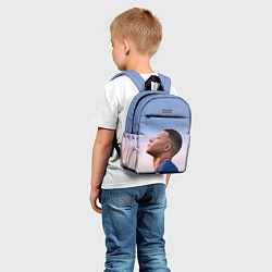 Детский рюкзак Футболист Килиан Мбаппе, цвет: 3D-принт — фото 2