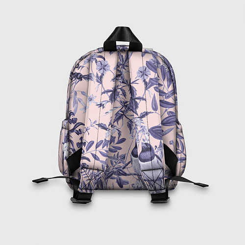 Детский рюкзак Цветы Флизелиновые Тропики / 3D-принт – фото 2