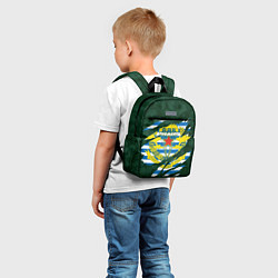 Детский рюкзак ВДВ РВАННЫЙ КАМУФЛЯЖ, цвет: 3D-принт — фото 2