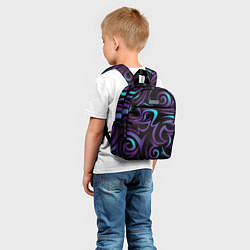 Детский рюкзак Неоновое завихрение, цвет: 3D-принт — фото 2