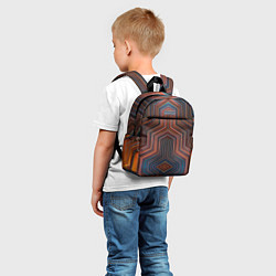 Детский рюкзак Симметрия в геометрии цвета, цвет: 3D-принт — фото 2