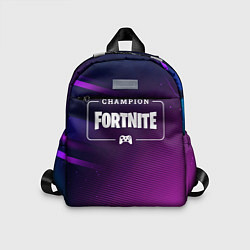 Детский рюкзак Fortnite Gaming Champion: рамка с лого и джойстико, цвет: 3D-принт