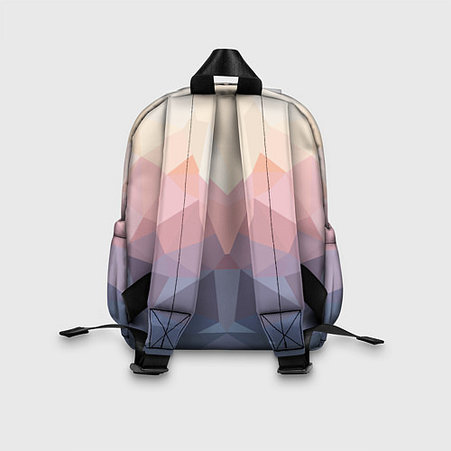 Детский рюкзак Полигональная свежесть 2022 / 3D-принт – фото 2