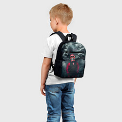 Детский рюкзак Smoke Дым Skull, цвет: 3D-принт — фото 2