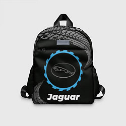 Детский рюкзак Jaguar в стиле Top Gear со следами шин на фоне