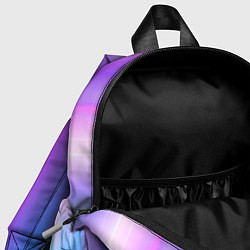 Детский рюкзак Northern lights, Северное сияние, неоновое свечени, цвет: 3D-принт — фото 2