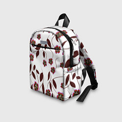 Детский рюкзак Розовые цветы вишни на светлом фоне, цвет: 3D-принт — фото 2