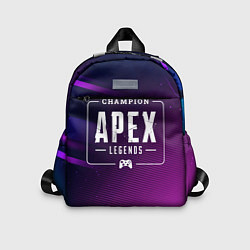 Детский рюкзак Apex Legends Gaming Champion: рамка с лого и джойс, цвет: 3D-принт