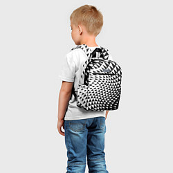 Детский рюкзак Минималистический авангардный паттерн, цвет: 3D-принт — фото 2