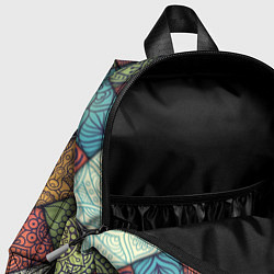 Детский рюкзак Мандала орнамент, цвет: 3D-принт — фото 2