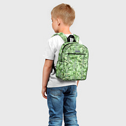 Детский рюкзак Цветы Синеголовники, цвет: 3D-принт — фото 2