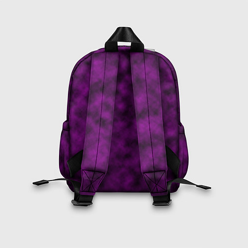 Детский рюкзак Черно-пурпурная облачность / 3D-принт – фото 2