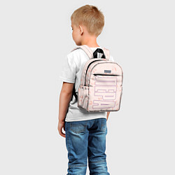 Детский рюкзак Имя Лера по-вертикали с розовым фоном, цвет: 3D-принт — фото 2