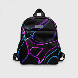 Детский рюкзак Неоновые линзы во тьме - Фиолетовый