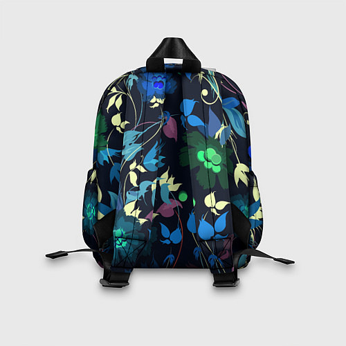 Детский рюкзак Color summer night Floral pattern / 3D-принт – фото 2