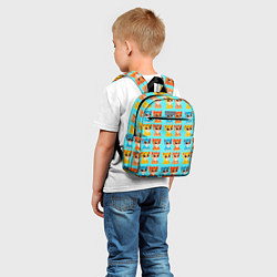 Детский рюкзак COLORED KITTENS, цвет: 3D-принт — фото 2