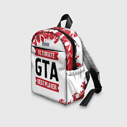 Детский рюкзак GTA: красные таблички Best Player и Ultimate, цвет: 3D-принт — фото 2